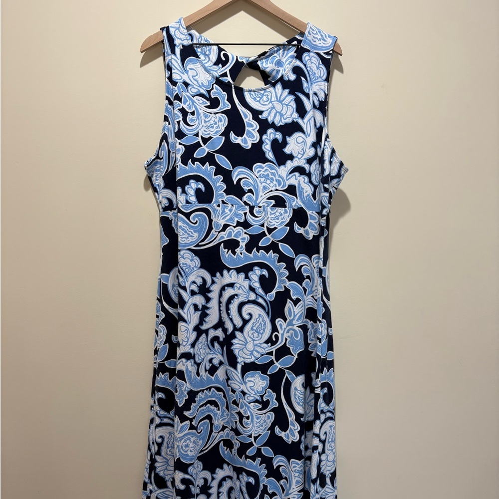 Talbots Women’s Floral Sleeveless Maxi Dress - Picture 3 of 8